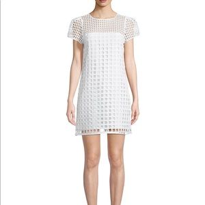 Milly Chloe Mesh-Illusion Shift Dress - New w Tags